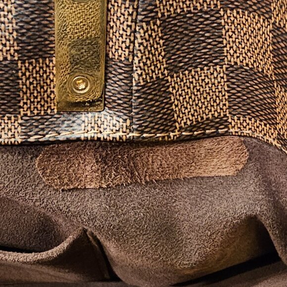 Louis Vuitton Brown Checkered Tote Bag - Picture 15 of 15